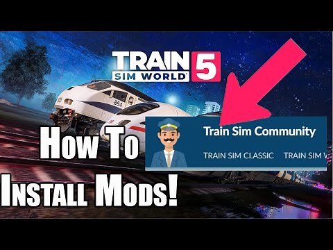 How To Install Mods For Train Sim World 5! *READ DESCRIPTION*
