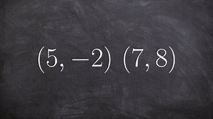 Determine the slope between two points