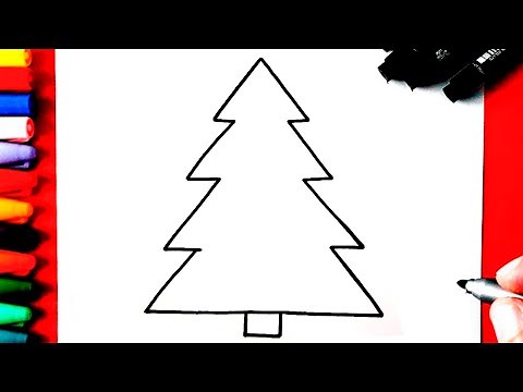 CÓMO DIBUJAR UN ÁRBOL DE NAVIDAD