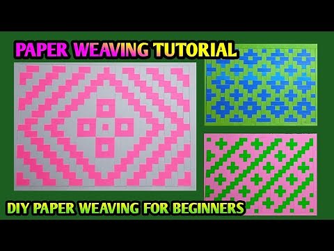 A Complete Guide to Simple Paper Weaving | Learn the Basics with This Paper Weaving Tutorial
