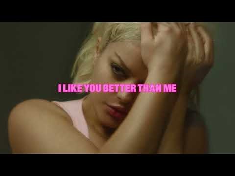Bebe Rexha - i like you better than me (Official Lyric Video)