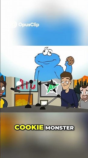 Cookie Monster Sketch, Eating W**d Cookies Together! #comedy #standupcomedy #animation #standup