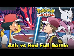 Ash Vs Red full Battle in hindi | Eternatus vs Mewtwo X |6v6 Battle| Red vs Ash full Episode