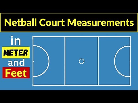 Netball Court Measurement | netball court markings | netball court model | netball pitch drawing