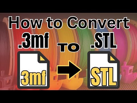 How to Convert 3MF to STL for 3D Printing