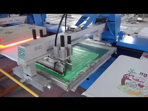 full servo automatic silk screen printing machine introductions and working