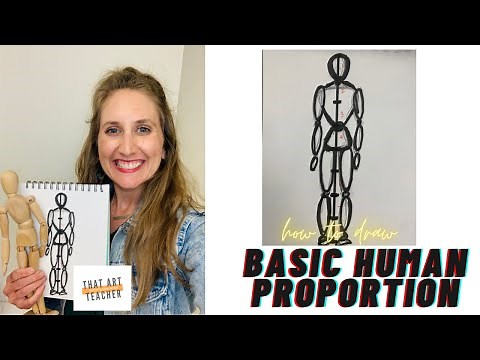 How to Draw Basic Human Proportions | The Easiest Way to Draw the Human Body