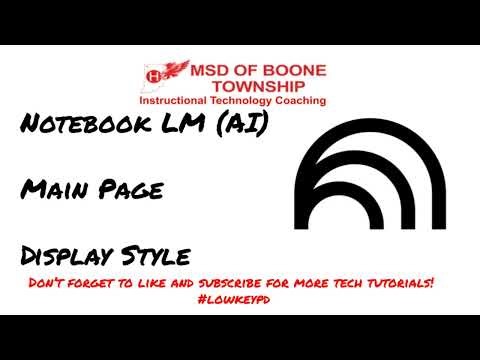 NotebookLM Quick Tip: Switch Between List View and Tile View - Low Key PD