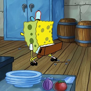 1.1M views · 54K reactions | a wild Saturday night in the food service industry | SpongeBob SquarePants | Facebook