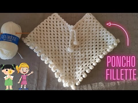How to Crochet a Poncho for a 3/4 Year Old
