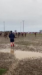 Rugby in the mud… Always interesting 😃 | England Rugby