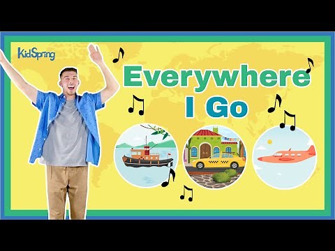 Everywhere I Go | Preschool Worship Video