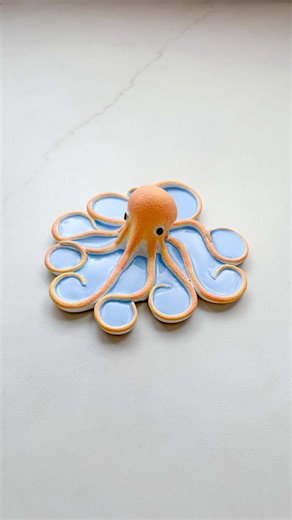 Air Dry Clay Octopus Tutorial: Easy 9-Legged Octopus DIY