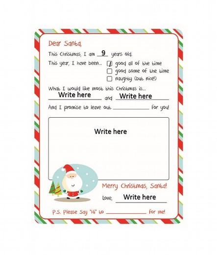 43 Printable Christmas Wish List Templates & Ideas - TemplateArchive
