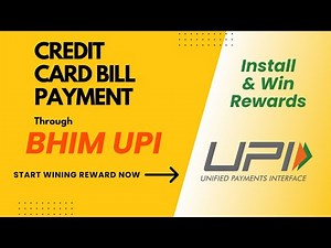 Credit Card Bill Payment Through BHIM UPI App
