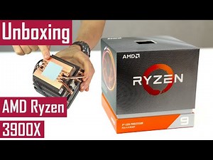 AMD Ryzen 9 3900X with Wraith Prism cooler - Unboxing of the CPU and cooler