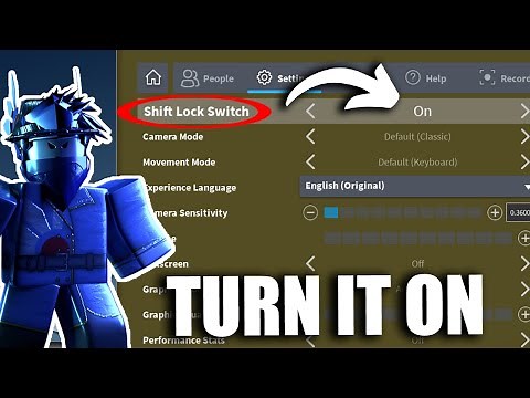 How to Turn ON Shift Lock in Roblox (2024)
