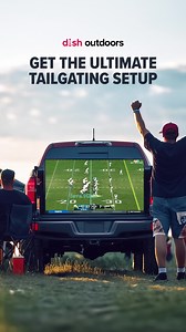 Up your tailgating game with DISH Outdoors. Get a quick, easy setup with no Wi-Fi needed and the best live HD TV. | DISH