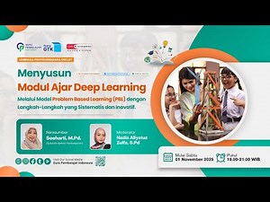 Menyusun Modul Ajar Deep Learning (MADL) Melalui Model Problem Based Learning (PBL)