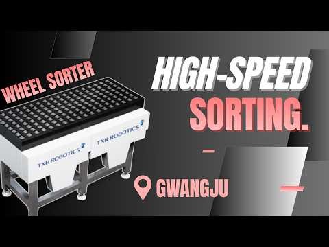 High-Speed Wheel Sorter System | TXR Robotics @ Gwangju Distribution Center