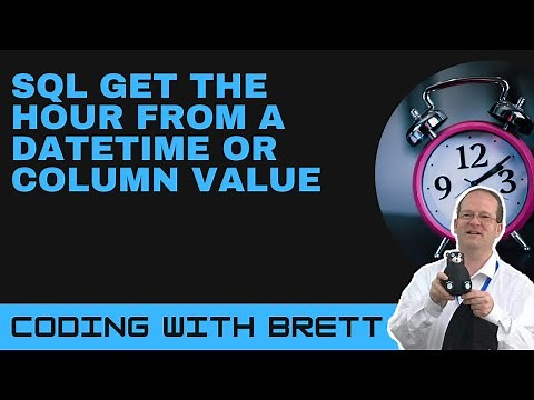 Get the Hour From a SQL Server DateTime or Column Value