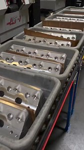 6.2K views · 144 reactions | SBF Renegade heads waiting in line for CNC porting today at the Air Flow Research facility in Valencia, California.  | AFR - Air Flow Research | Facebook