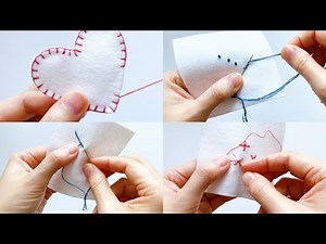 How to Stitch - Hand Sewing [Needle work]