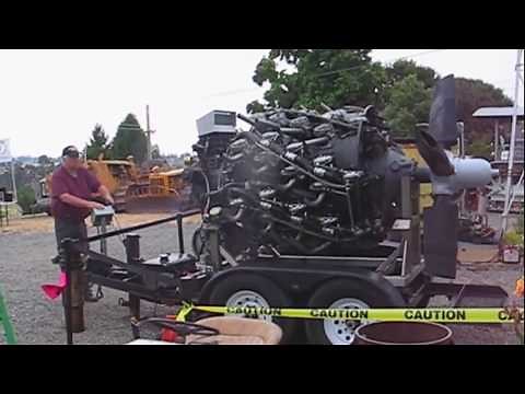 Pratt & Whitney R4360 from the 2010 Power-UP at the Penngrove Power & Implement Museum