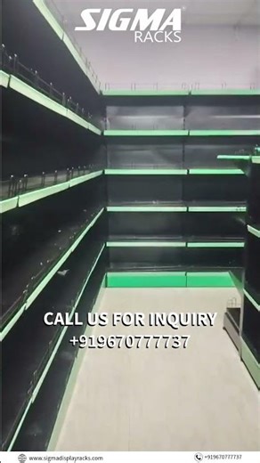 Retail Store Display Racks Installation | Display Racks Video | Sigma Racks #supermarketsetup