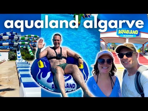 AQUALAND ALGARVE PORTUGAL VLOG! Water Slides POV, Lazy River, Wave Pool & Full Tour! 2025