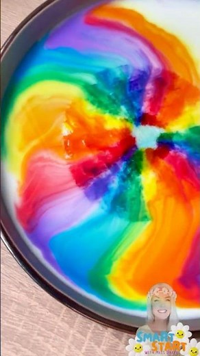 Rainbow Milk Experiment! 🌈 Easy Science for Kids | Smart Start with Miss Daisy