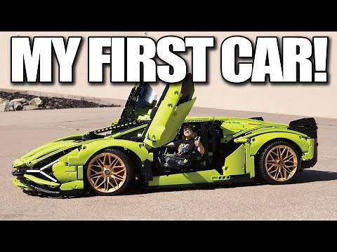 I BUILT A LAMBORGHINI OUT OF LEGO!!! Lego Lamborghini Sian + UCS Millennium Falcon GIVEAWAY!