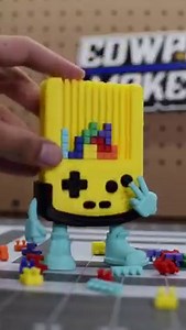 26 reactions | ️ Mini Tetris Gameboy Color, retro toy and container.  3D model: https://cults3d.com/:1030277  Designed by edwardmakes | Cults. | Facebook
