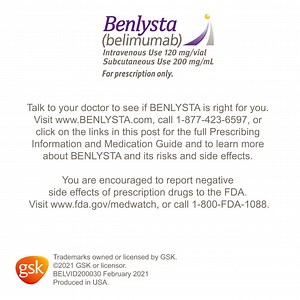 5.5K views · 1.7K reactions | Prescribing Info: wegoh.co/BENLYSTAPI...