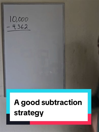 A good subtraction strategy #math #mathematics #maths #mathtok #stem | math