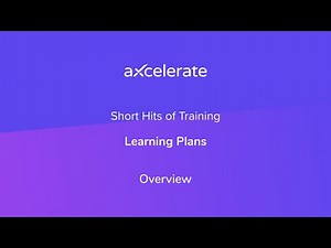 Learning Plans Series: Overview