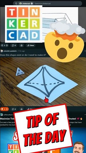 Tinkercad Sketch Revolve Pyramid! Impossibly EASY 💯🤯Dice in Minutes