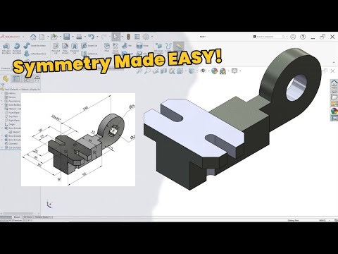SolidWorks Symmetry Tool – Mirror Sketch Made Easy