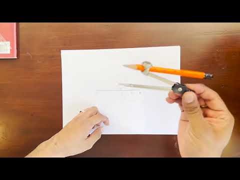 How to draw parallel line using Compass and Ruler