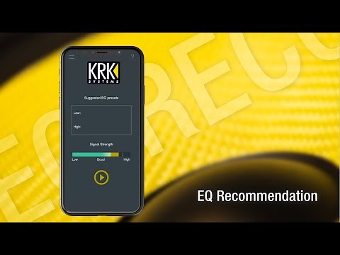 New KRK Audio Tools App | EQ Recommendation Tool