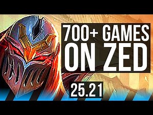 ZED vs YASUO (MID) | Legendary, 700+ games | EUW Master | 25.21