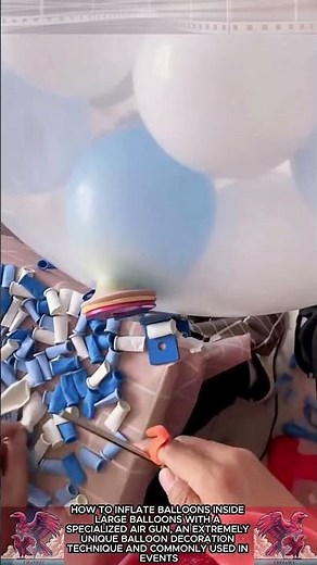 How to inflate balloons beautifully || Smart way