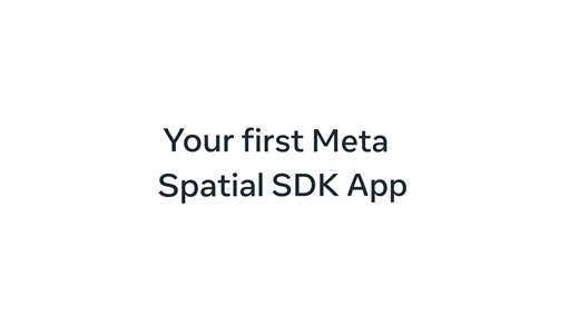 Want to build your first Meta Spatial SDK app for Meta Quest? In this tutorial, we guide you through creating an immersive app step by step with our new spatial app framework. We’ll cover how to add 3D objects, modify scenes, and deploy your experience to your Meta Quest device. Whether you’re a seasoned VR/MR developer or want to bring immersive features to your existing mobile app, Meta Spatial SDK can help you create fun and engaging experiences on Meta Horizon OS. Learn more about Meta Spati