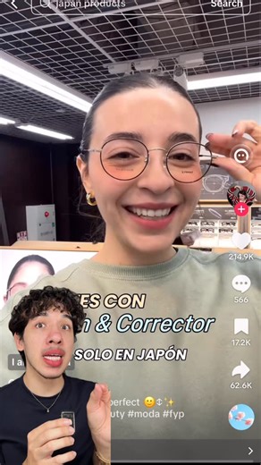 Blue Suarez on Instagram: "glasses that give you blush ?? #blushglasses #japanbeauty #makeup #review"