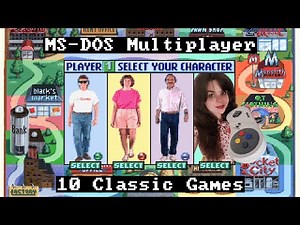 MS-DOS Multiplayer - 10 Classic Games
