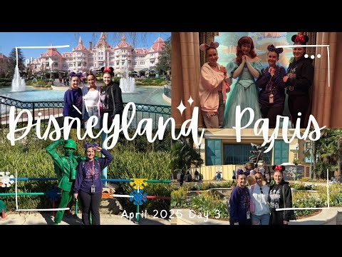 Disneyland Paris Spring 2025 Day 3 Vlog🐭🇫🇷🎢✨| Meeting Ariel| Stars on parade| & much more !