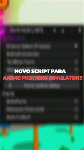 Saiu novo script para Anime Fighters! #roblox #robloxscripts #animefighthers