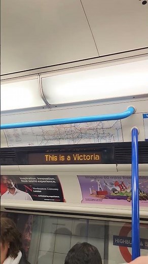 Rare Victoria line train announcement - Victoria line terminating at Victoria