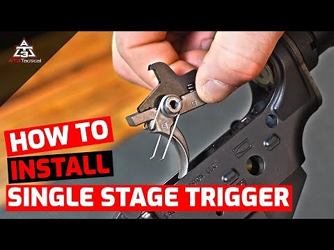 How To Install a Single Stage Trigger on AR Rifles - The Easy Way