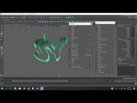 [MAYA] Modeling: create polygon with curves